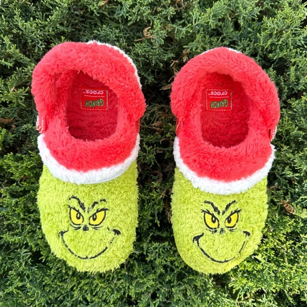 Crocs‎ x The Grinch Little Kids Classic Lined Clogs Little Kids Size 13 Shoes